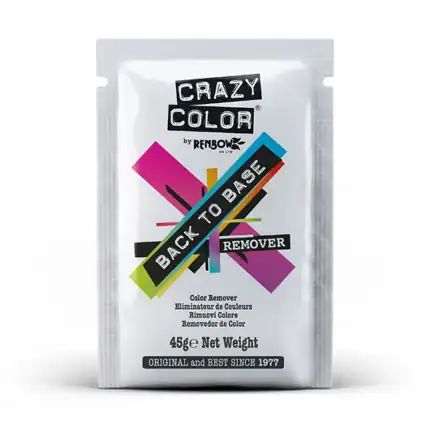 Crazy Color Back to Base Hair Colour Remover 45g